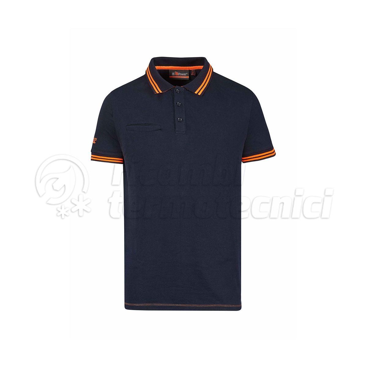 POLO MANICA CORTA SLIM FIT  MOD WAY DEEP BLUE TAGLIA M