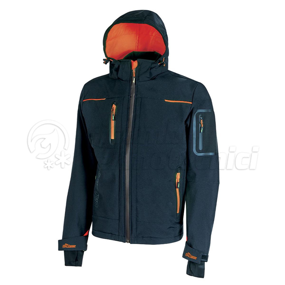 GIACCA IN SOFTSHELL CON MEMBRANA U-TEX  SPACE DEEP BLUE TAGLIA M