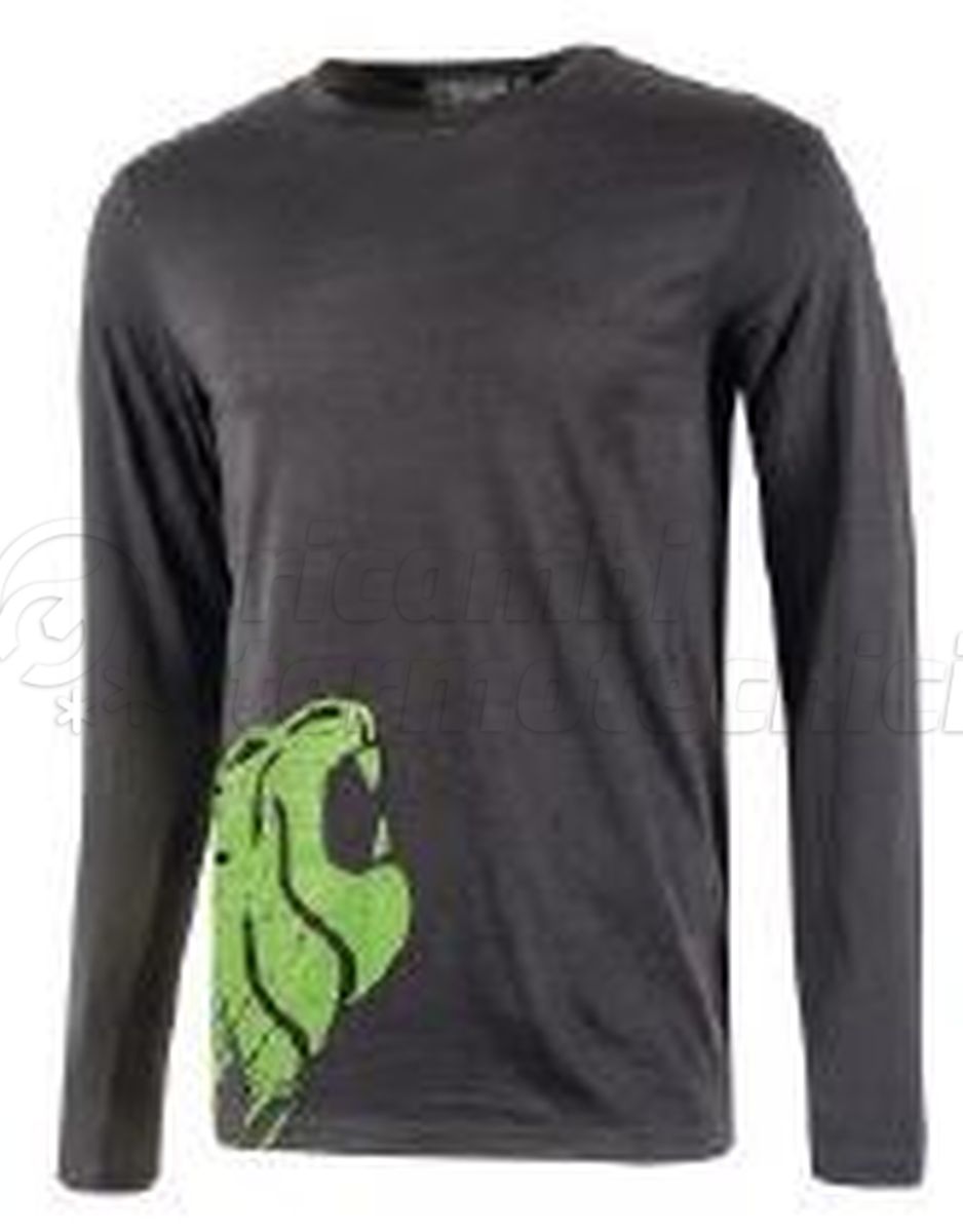 T-SHIRT MANICHE LUNGHE MODELLO ALIEN ASPHALT GREY  TAGLIA M