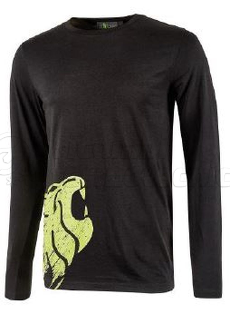 T-SHIRT MANICHE LUNGHE MODELLO ALIEN BLACK CARBON TAGLIA L