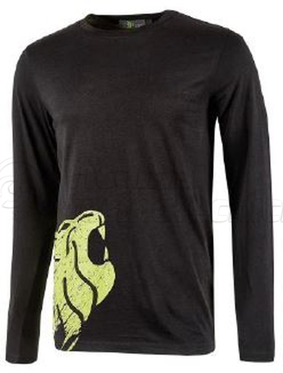 T-SHIRT MANICHE LUNGHE MODELLO ALIEN BLACK CARBON TAGLIA XXXL