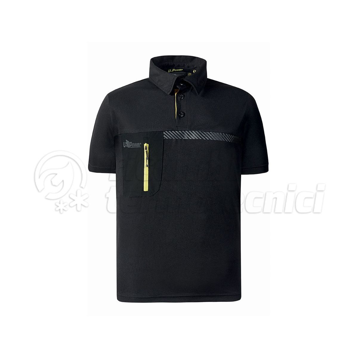 POLO MANICA CORTA HEIQ TECHNOLOGY  MOD LIBRA BLACK CARBON TAGLIA L