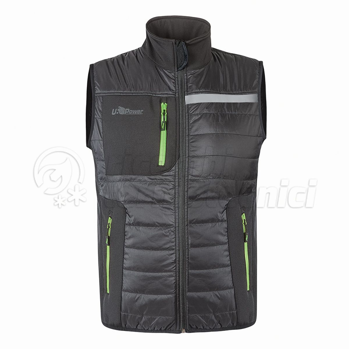 GILLET  WALL FU278RL ASPHALT GREY GREEN TAGLIA M