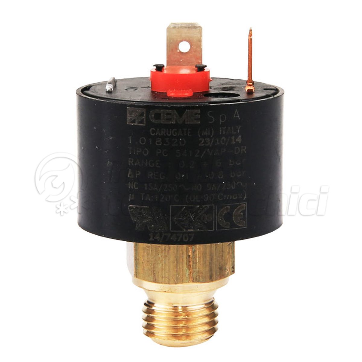 IMMERGAS PRESSOSTATO ASSOLUTO ATTACCO FILETTATO G 1/4 IN OTTONE