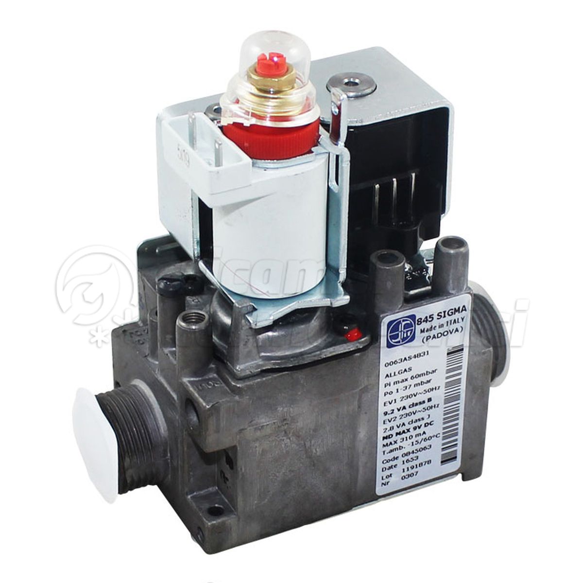 IMMERGAS VALVOLA GAS SIT 845 FLANGE INTEGRATE (ACC. RAPIDA)