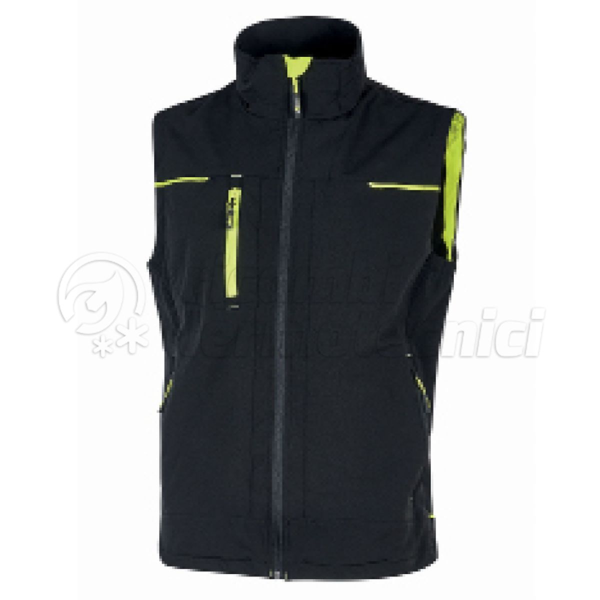 GILET IN TESSUTO BLACK CARBON TAGLIA L