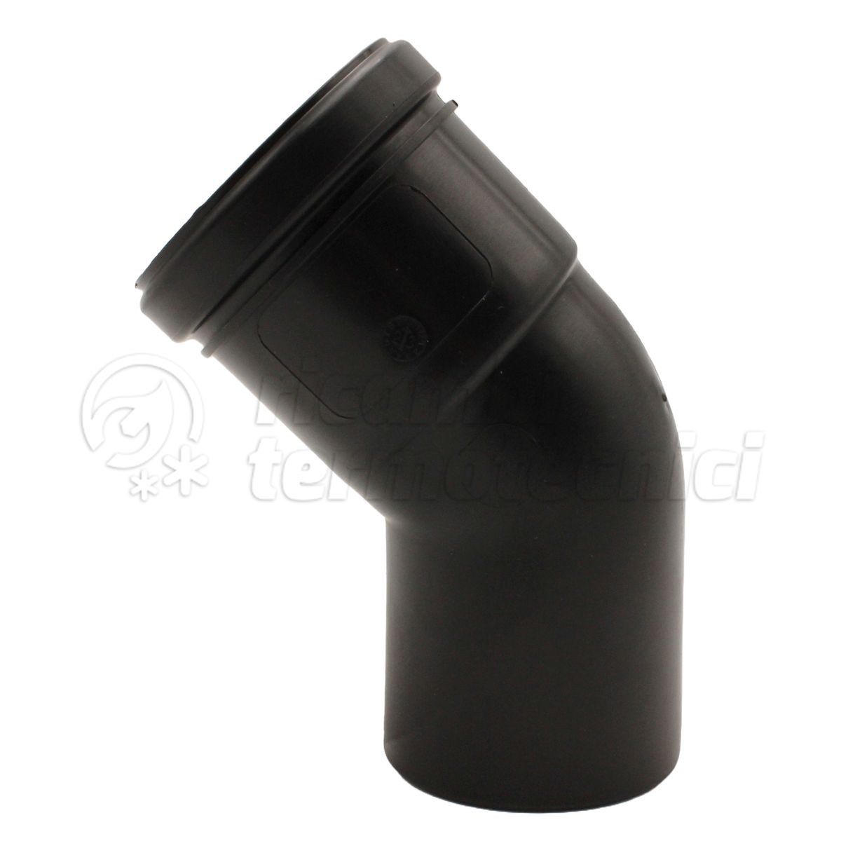 CURVA 45 PPH 50 - NERO ANTI UV 