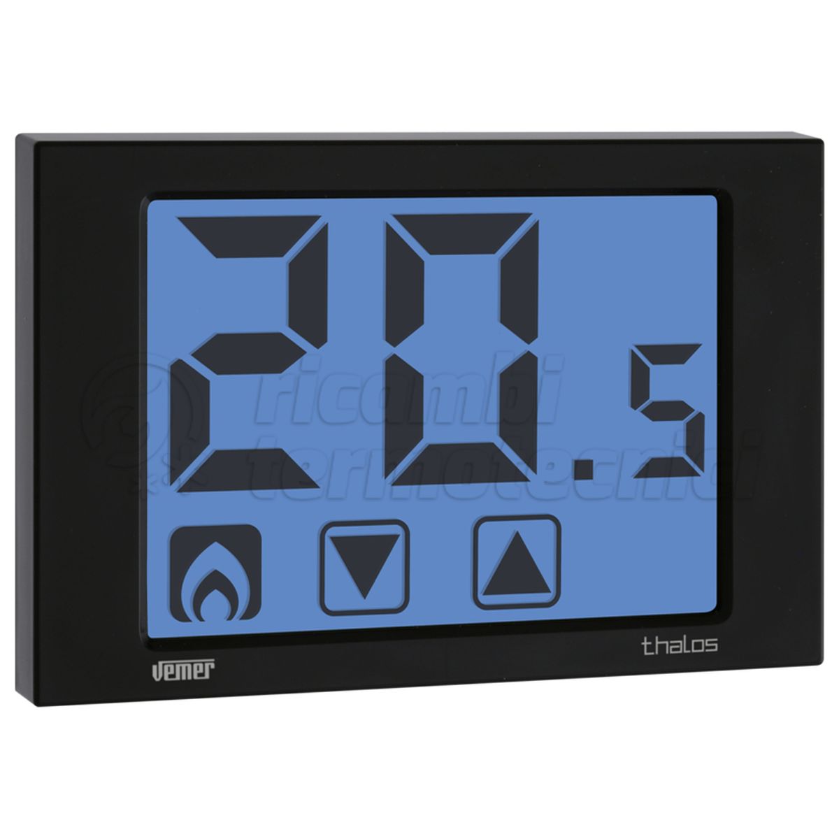 VEMER TERMOSTATO TOUCH SCREEN  NERO  - 230V